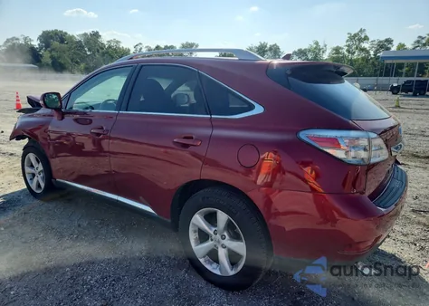 2012 Lexus Rx 350 из США, поврежденный, VIN 2T2BK1BA2CC149935